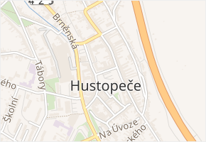 Pod lesem v obci Kurdějov - mapa ulice