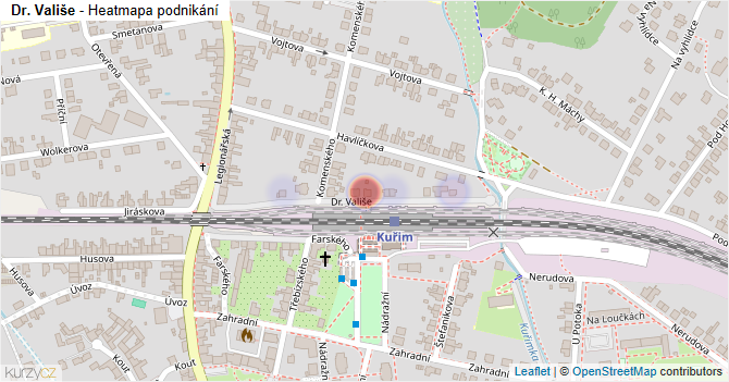 Dr. Vališe - mapa podnikání