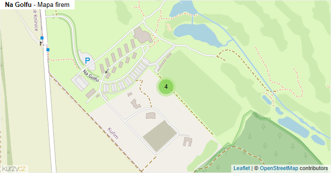 Na Golfu - mapa firem