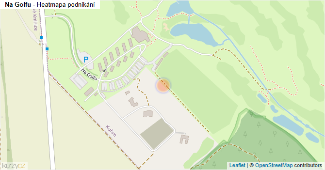 Na Golfu - mapa podnikání