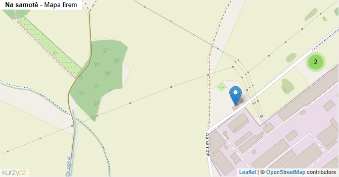 Na samotě - mapa firem