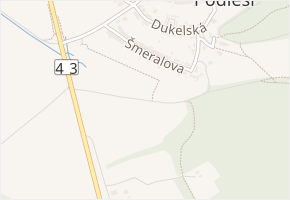Opálenka v obci Kuřim - mapa ulice