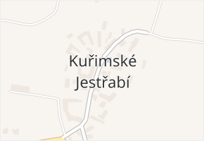 Kuřimské Jestřabí v obci Kuřimské Jestřabí - mapa části obce