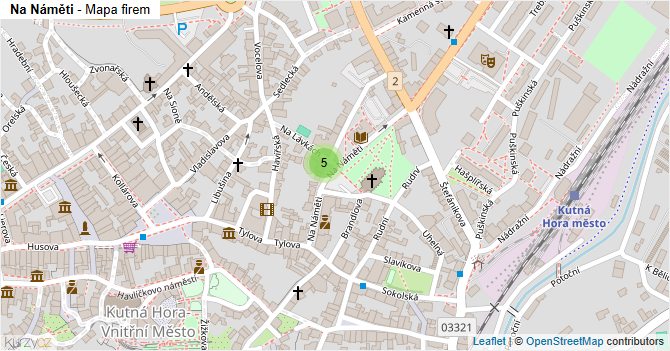 Na Náměti - mapa firem
