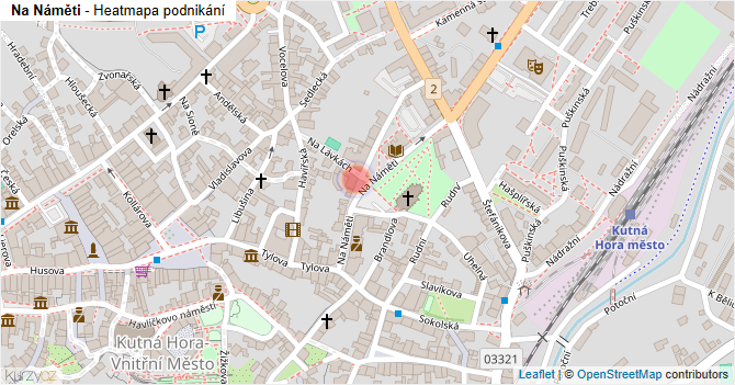 Na Náměti - mapa podnikání