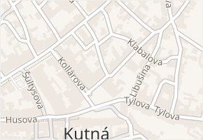 Na Sioně v obci Kutná Hora - mapa ulice