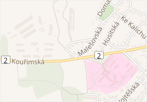 Střelecká v obci Kutná Hora - mapa ulice