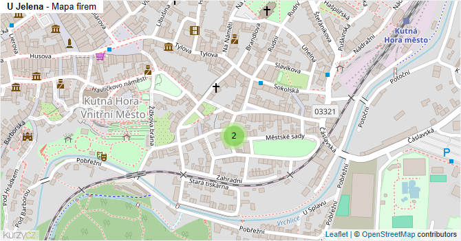 U Jelena - mapa firem