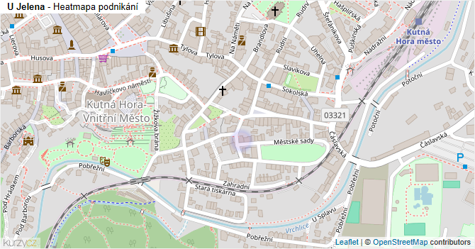 U Jelena - mapa podnikání