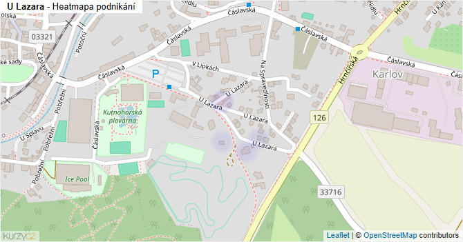 U Lazara - mapa podnikání