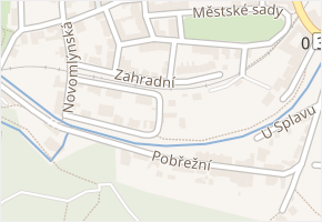 Zahradní v obci Kutná Hora - mapa ulice