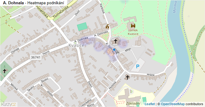 A. Dohnala - mapa podnikání