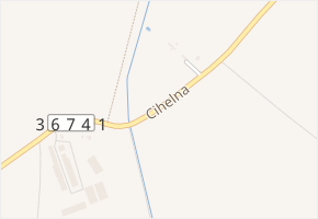 Cihelna v obci Kvasice - mapa ulice