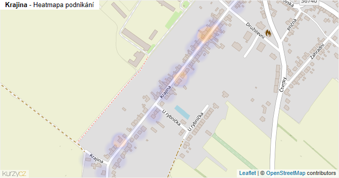 Krajina - mapa podnikání