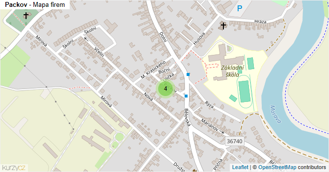 Packov - mapa firem