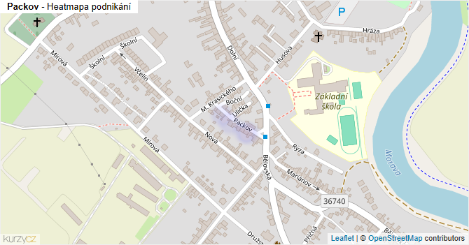 Packov - mapa podnikání
