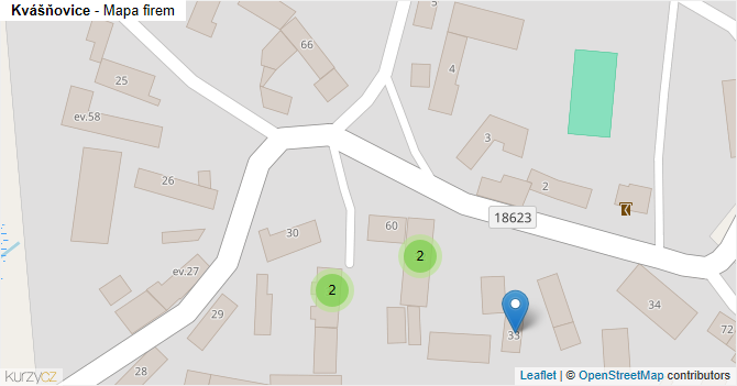 Kvášňovice - mapa firem