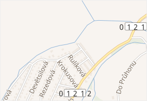 Balzamínová v obci Květnice - mapa ulice