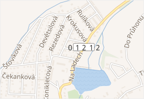 Hořcová v obci Květnice - mapa ulice