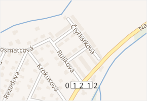 Ibišková v obci Květnice - mapa ulice