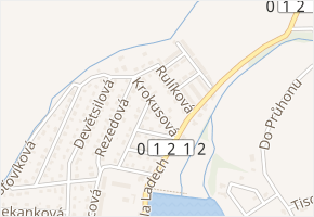 Krokusová v obci Květnice - mapa ulice