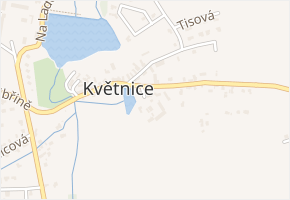 Návesní v obci Květnice - mapa ulice
