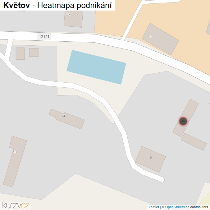 Mapa Květov - Firmy v obci.