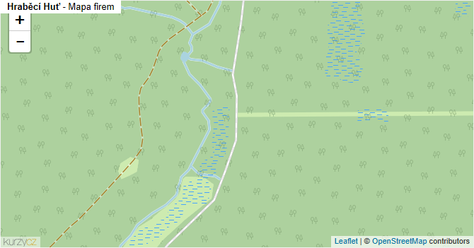 Hraběcí Huť - mapa firem