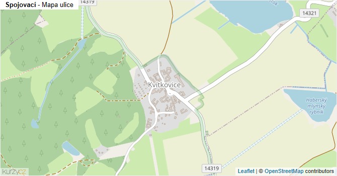 Spojovací - mapa ulice