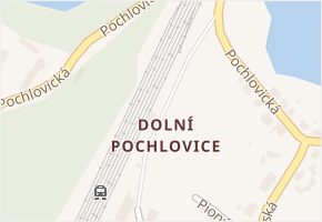 Dolní Pochlovice v obci Kynšperk nad Ohří - mapa části obce