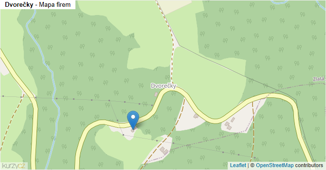 Dvorečky - mapa firem