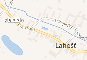 U Kapličky v obci Lahošť - mapa ulice