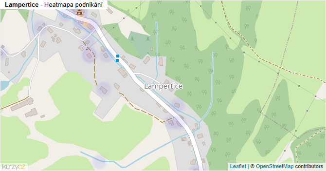 Lampertice - mapa podnikání