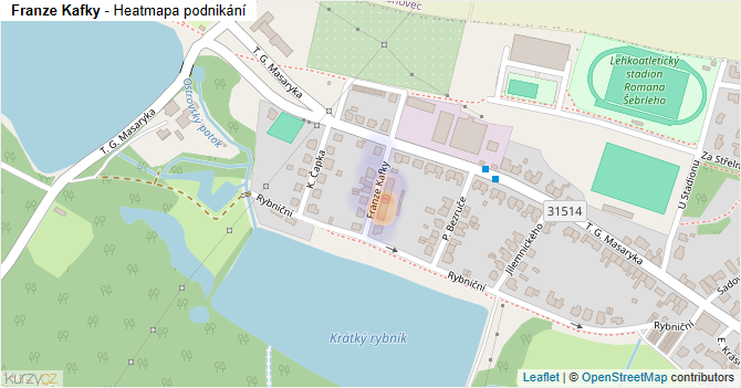 Franze Kafky - mapa podnikání