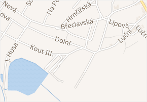 Kout I. v obci Lanžhot - mapa ulice
