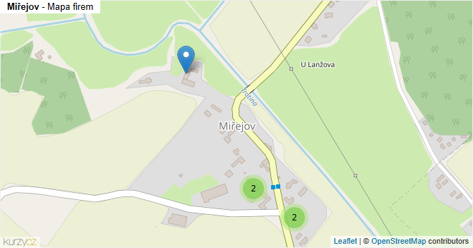 Miřejov - mapa firem