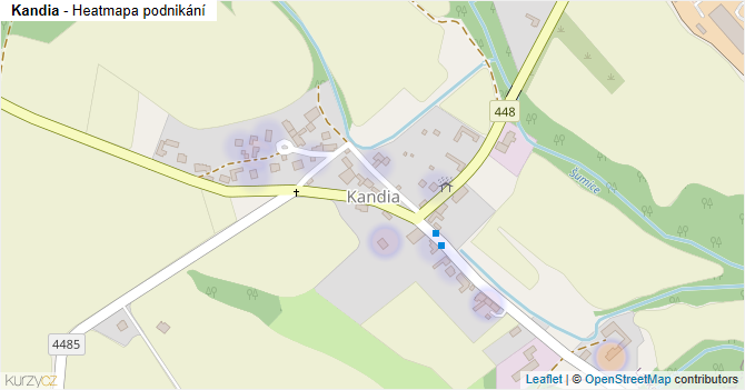 Kandia - mapa podnikání