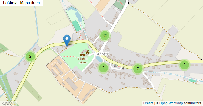 Laškov - mapa firem