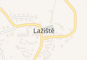 Lažiště v obci Lažiště - mapa části obce