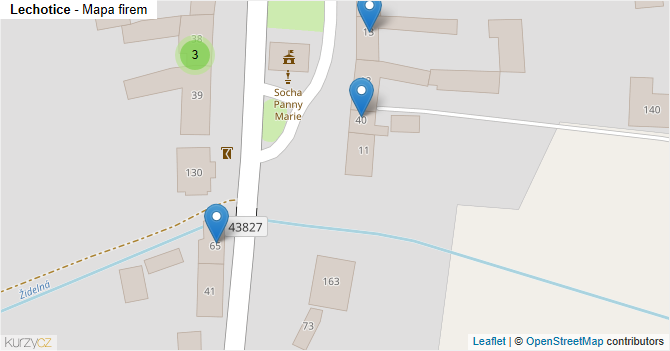 Lechotice - mapa firem