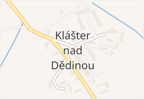 Klášter nad Dědinou v obci Ledce - mapa části obce