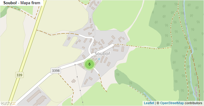 Souboř - mapa firem