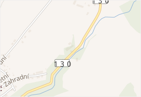 U Hradce v obci Ledeč nad Sázavou - mapa ulice