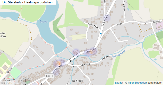 Dr. Stejskala - mapa podnikání