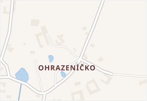 Ohrazeníčko v obci Ledenice - mapa části obce