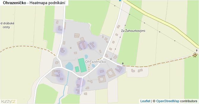 Ohrazeníčko - mapa podnikání