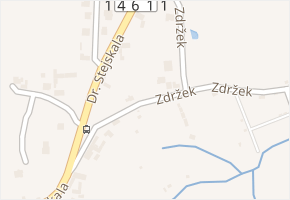 Zdržek v obci Ledenice - mapa ulice