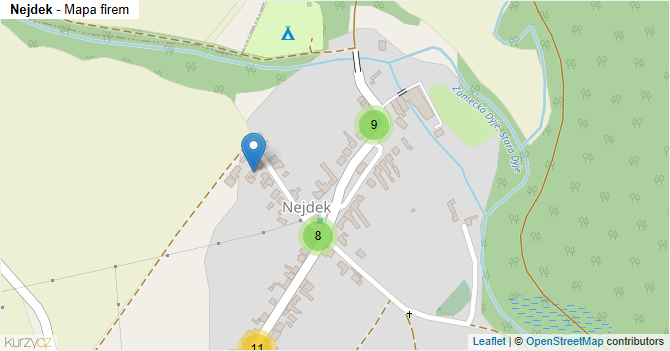 Nejdek - mapa firem