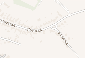 Slovácká v obci Lednice - mapa ulice
