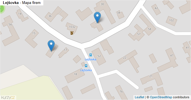 Lejšovka - mapa firem